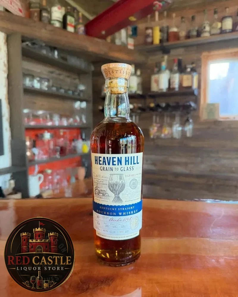 Heaven Hill "Grain to Glass" Kentucky Straight Bourbon Whiskey - 107 proof (53.5% ABV) - Bourbons On Shelves