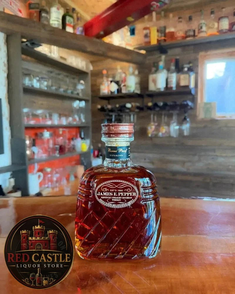 James E. Pepper Barrel Proof – 105.8 Proof (52.9% ABV) - Bourbons On Shelves