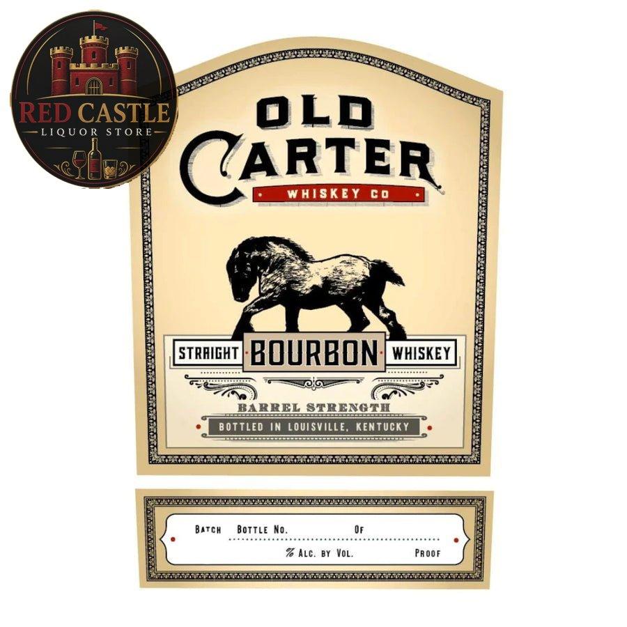 Old Carter Straight Bourbon Whiskey Barrel Strength Batch 4 116.8 Proof - Bourbons On Shelves