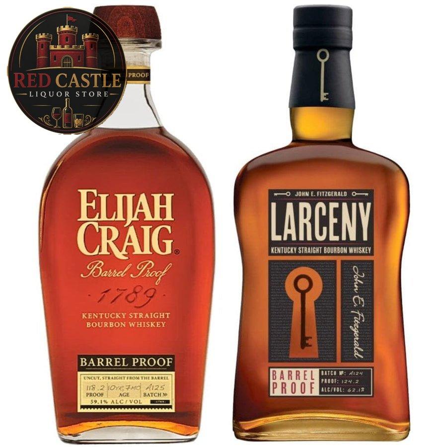Elijah Craig & Larceny Barrel Proof Batch A125 Bundle - Bourbons On Shelves