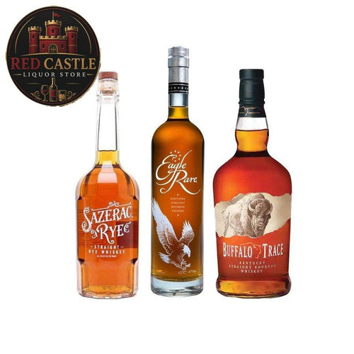 *Buffalo Trace Combo Pack* Eagle Rare 10 Year, Sazerac Rye, Buffalo Trace Bourbon - Bourbons On Shelves