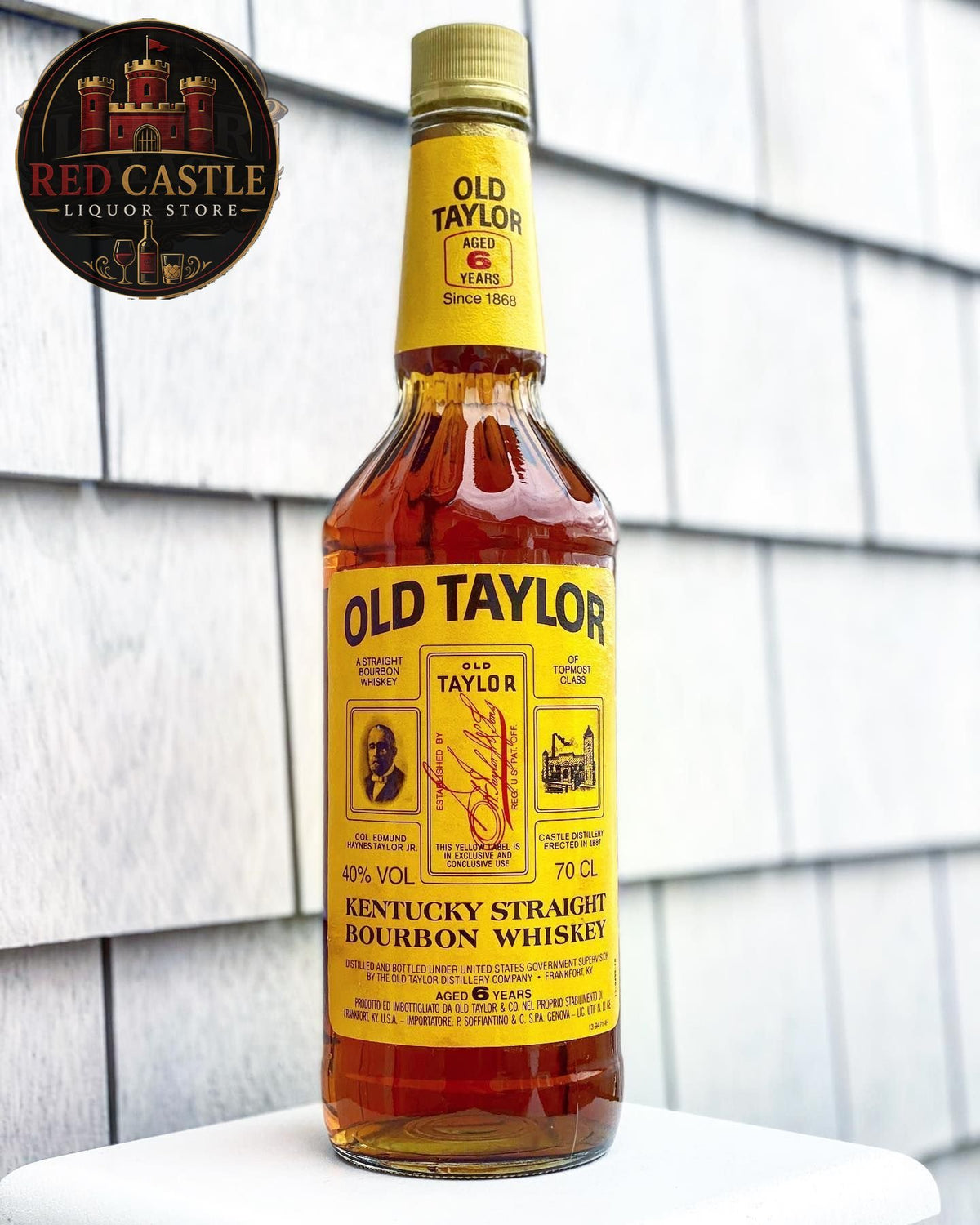 Old Taylor Bourbon – 40% ABV (80 Proof)