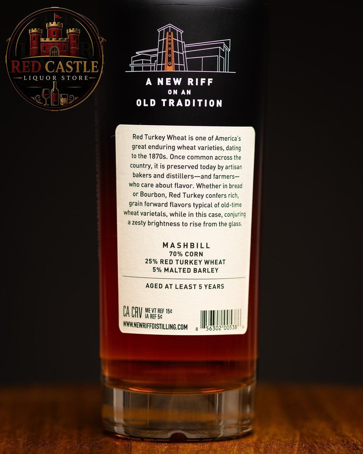 New Riff Red Turkey Wheat Bottled in Bond – 50% ABV (100 Proof)
