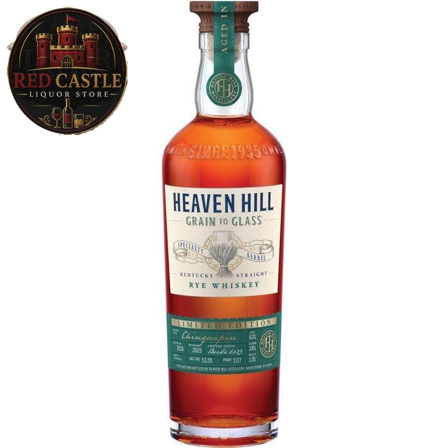 Heaven Hill Grain to Glass Specialty Barrel Series Rye Whiskey – Aged in Chinquapin Oak – 53.5% ABV (107 Proof)