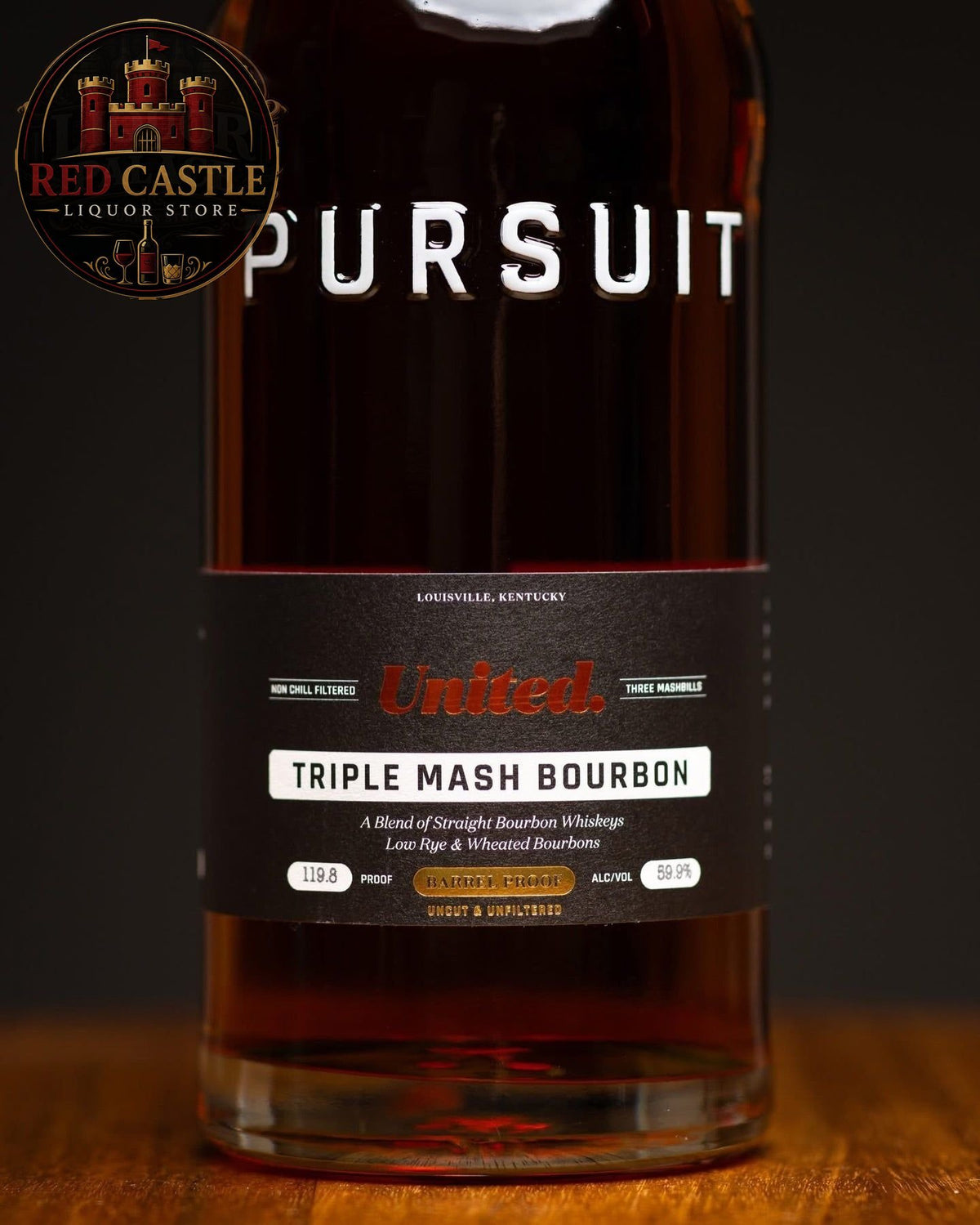 Pursuit Triple Mash Bourbon Whiskey – 59.9% ABV (119.8 Proof)