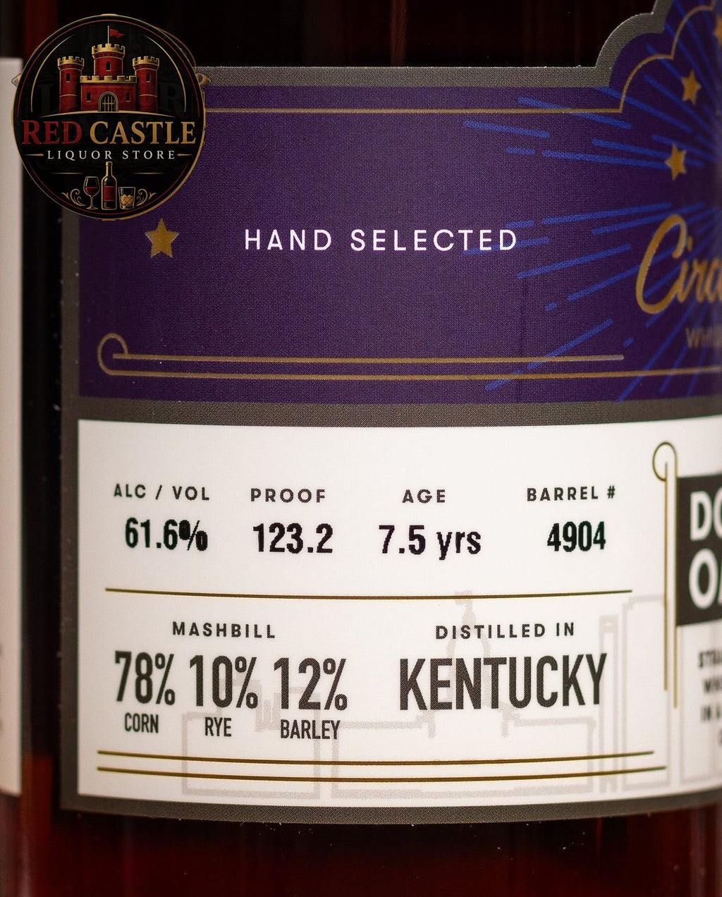 Circle City Double City Single Barrel Bourbon – 123.2 Proof (61.6% ABV)