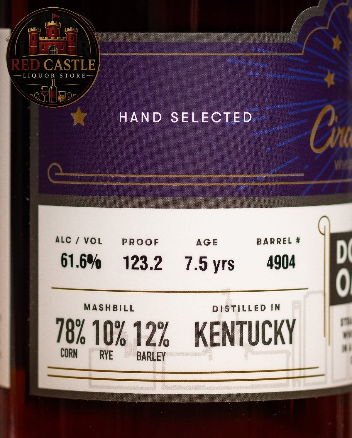 Circle City Double City Single Barrel Bourbon – 123.2 Proof (61.6% ABV)