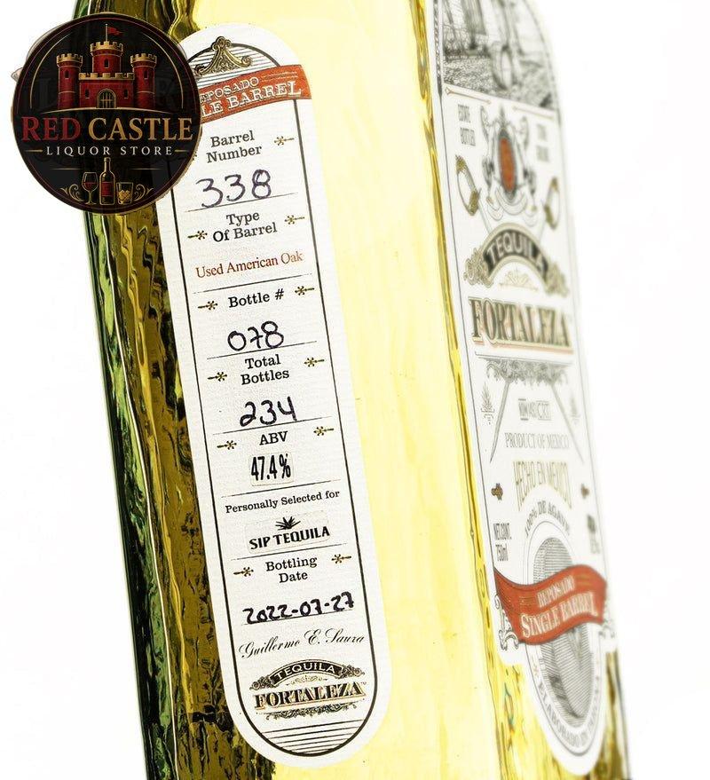 Fortaleza / Sip Tequila Single Barrel Reposado – 47.4% ABV (94.8 Proof)