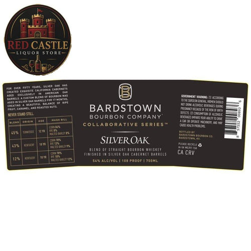 Bardstown Bourbon Collaborative Series Silver Oak Straight Bourbon - Bourbons On Shelves