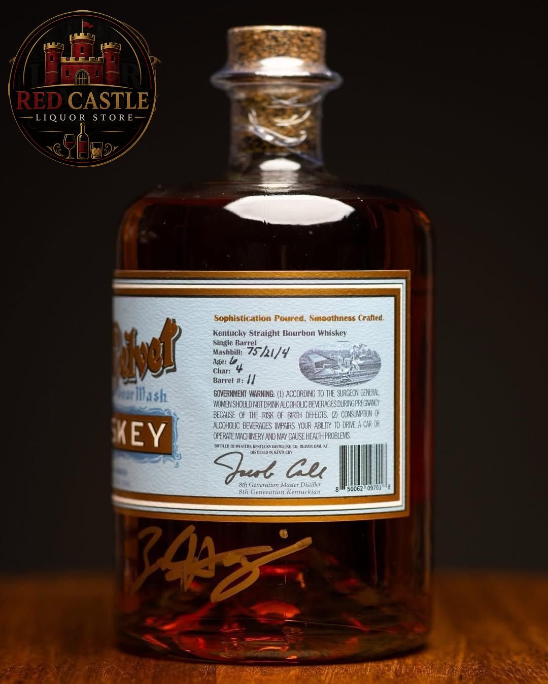 Silk Velvet Bourbon – 53.5% ABV (107 Proof)