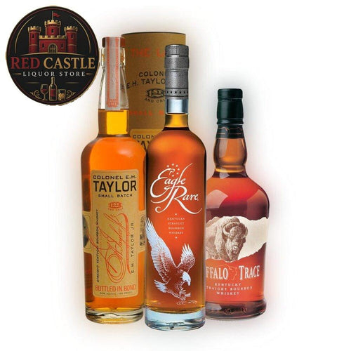 Buffalo Trace Bourbon x Eagle Rare x Colonel E.H. Taylor, Jr. Small Batch Bundle - Bourbons On Shelves